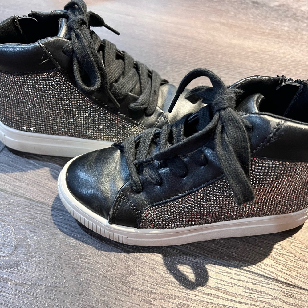 Steve Madden Black Bling High-Tops